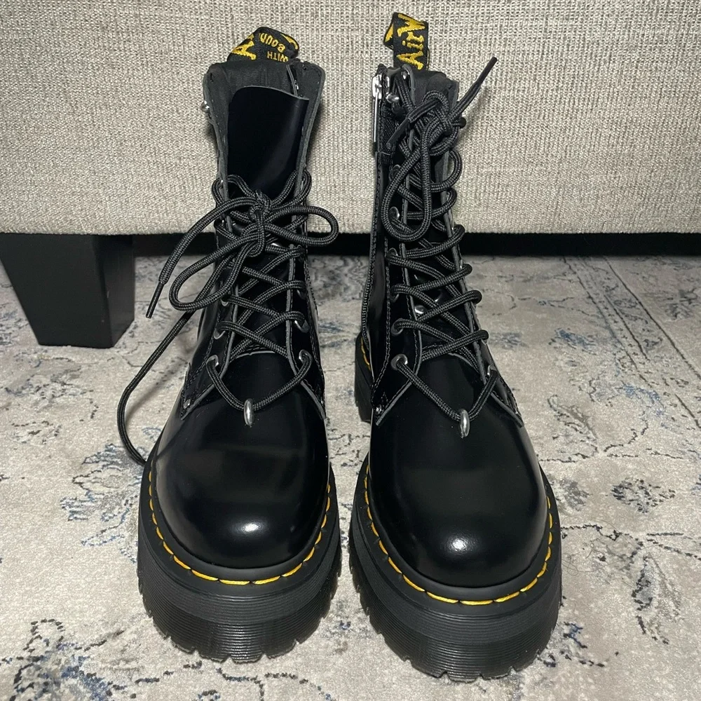 Dr Martens Jadon II Hardware Leather Platform Boots
